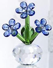 Crystal flower figurine for sale  Lathrop