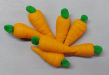 Edible fondant carrots for sale  BOLTON