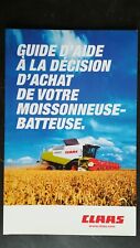 Guide moissonneuses claas d'occasion  Carvin