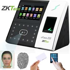 ZKteco huella digital UFace202 Tiempo de asistencia biométrica, batería reloj empleador Zk, usado segunda mano  Embacar hacia Argentina