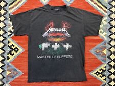 Camiseta promocional Metallica Master Of Puppets álbum reimpressão tamanho médio preta comprar usado  Enviando para Brazil