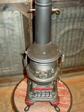 SPARK ANTIQUE SALESMAN SAMPLE POT BELLY WOOD STOVE CAST IRON GREY IRON CASTING for sale  Shipping to South Africa