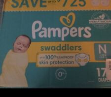 Pañales Pampers Swaddlers más suaves de todos los tiempos recién nacidos -174 quilates segunda mano  Embacar hacia Argentina