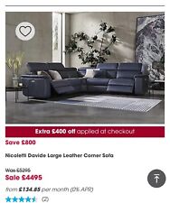 corner sofa single chair for sale  TORQUAY