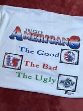 Vintage Jerzees Tri-City Americans Seattle Hóquei T-Birds “Good Bad Ugly” 2XL comprar usado  Enviando para Brazil