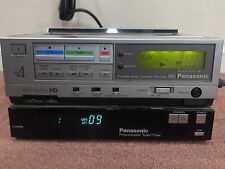 Grabadora de casete de video portátil vintage Panasonic PV-9000 y PV-A860 probada en VHS segunda mano  Embacar hacia Argentina