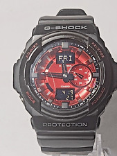 Relógio Casio G-Shock módulo mostrador vermelho (5255) GA-150MF-1A nova bateria comprar usado  Enviando para Brazil