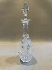 Vintage Clear Cut Crystal Glass Liquor Decanter with Stopper for sale  Shipping to South Africa