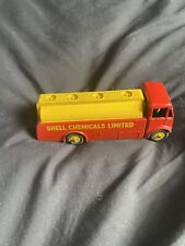 Vintage DINKY TOYS 591. A.E.C. Tanker. Shell Chemicals Red/Yellow FULLY RESTORED for sale  SWINDON