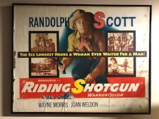 2 Original Western Film Posters Riding Shotgun Randolph Scott Black Horse Canyon, occasion d'occasion  Expédié en France