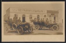 Usado, Foto-AK Auto White 6 1907 vor dem Restaurant Cosmopolita  comprar usado  Enviando para Brazil