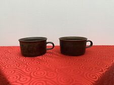🔵 Two (2) Arabia Of Finland Ruska Flat Coffee / Tea Cups Set Of 2 for sale  Shipping to South Africa
