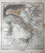 Landkarte italien physikal gebraucht kaufen  Eichwalde