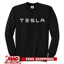 Tesla black crewneck for sale  Waterford