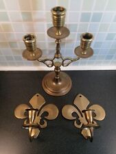 Vintage pair brass for sale  STOCKPORT