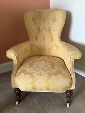 Victorian chair reupholstered for sale  ILFRACOMBE