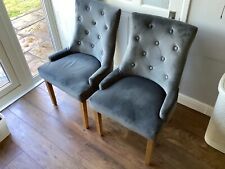 grey dining chairs for sale  CHELMSFORD
