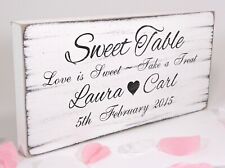 Personalised sweet table for sale  CHESTERFIELD