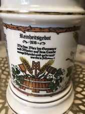 Bierkrug reinheitsgebot 1516 gebraucht kaufen  Kolbermoor