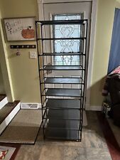 10 Tier Shoe Rack Organizer Storage Shelf Home Saving Space Standing for sale  Shipping to South Africa