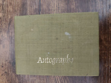 Autograph book signed for sale  CHELMSFORD