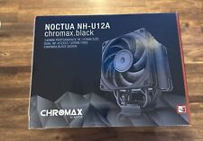 Used, Noctua NH-U12S chromax.black 120mm Single-tower CPU Black Cooler for sale  Shipping to South Africa