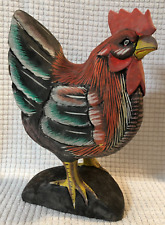 Wooden rooster hand for sale  USA