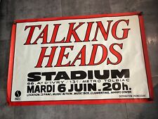 Talking heads affiche d'occasion  Fontenay-sous-Bois