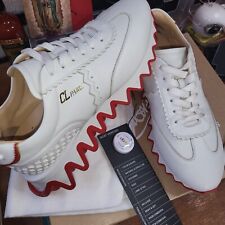 Tênis Christian Louboutin Loubishark Masculino Branco Tamanho EUA 8, UE 41 comprar usado  Enviando para Brazil