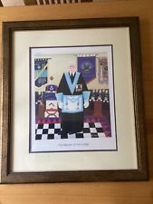 Masonic freemasonry painting for sale  RUISLIP