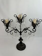 Metal candelabra acrylic for sale  New Egypt