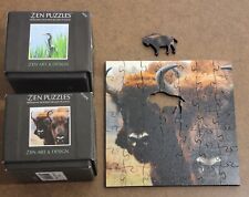 Zen quebra-cabeças artesanais de madeira mini guindaste e búfalo lote de 2 comprar usado  Enviando para Brazil