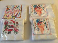 Guardanapos de papel vintage de Natal ano novo sem lacre comprar usado  Enviando para Brazil