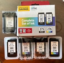Opened CANON PG-275 Black & 1 XL black + CL-276 COLOR INK CARTRIDGES for sale  Shipping to South Africa