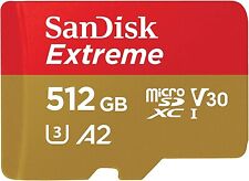 Usado, Memoria SanDisk Extreme SDSQXAV-512 GB Micro SD SDXC MicroSD Clase 10 segunda mano  Embacar hacia Argentina