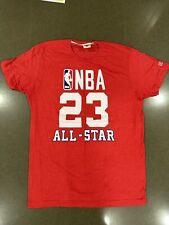 Hombres Homenaje NBA All Star 23 Michael Jordan Rojo Estilo Vintage Camiseta Grande COMO NUEVO segunda mano  Embacar hacia Argentina