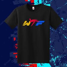 WTF World Taekwondo Federation Logotipo Para Hombre Camiseta Negra Talla S a 5XL segunda mano  Embacar hacia Argentina