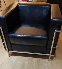black leather armchair for sale  LONDON