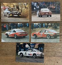5 x PHOTO - OPEL MANTA GT/E in rally (1983 - 1991) for sale  Shipping to South Africa