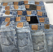 Usado, Lote por atacado de 20 jeans Levis vintage aba de papel tamanho 38 azul/preto comprar usado  Enviando para Brazil