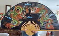dragons chinese wall fan for sale  Swansboro
