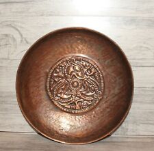 Vintage copper wall hanging plate for sale  Shipping to South Africa