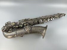 Usado, Para PEÇAS ou REPAROS! Saxofone CG Conn Elkhart C Melody tom baixo 8 de dezembro de 1914 comprar usado  Enviando para Brazil