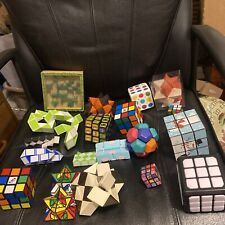 Rubik’s cube Lot Puzzles 19 Rare Wood Light Up  Some Old Ones  for sale  Shipping to South Africa