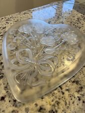 Vintage crystal heart for sale  Carmel