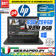 Notebook portatile zbook usato  Napoli