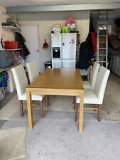 Solid wooden table for sale  WELLINGBOROUGH