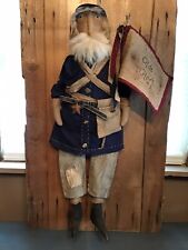 Muñeca de soldado de la Unión Americana patriótica primitiva segunda mano  Embacar hacia Argentina