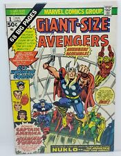 Avengers_vol.01 {Tamaño gigante} #1 | Marvel / Edad de Bronce 🔑(1974) | En estado bastante bueno+ (8,5) 🔥, usado segunda mano  Embacar hacia Argentina
