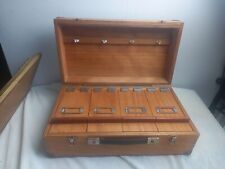 Vintage wooden box for sale  LEIGH